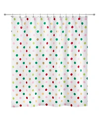 Nicole Miller Merry Dot Shower Curtain 72" x 72"