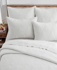 Levtex O Christmas Tree Stitching 3-Pc. Bedspread Set