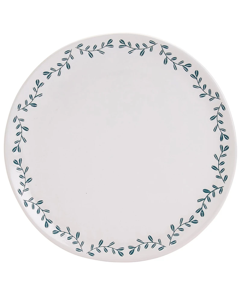 Tabletops Gallery Winter Forest Dinner Plates, Set of 4