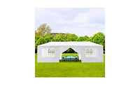 Slickblue 10'x30' Outdoor Party Tent with 8 Removable Sidewalls – Waterproof Canopy for Patio, Wedding Gazebo, and Outdoor
