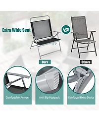 3 Pieces Patio Foldi