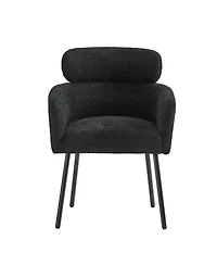 Hulala Home Niccolo Modern Boucle Dining Chair with Adjustment Feet