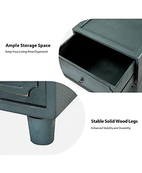 Hulala Home Scipione Transitional 2 - Drawer Nightstand with Multiple Configurations