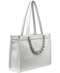 Karl Lagerfeld Paris Savoie Large Leather Tote Bag