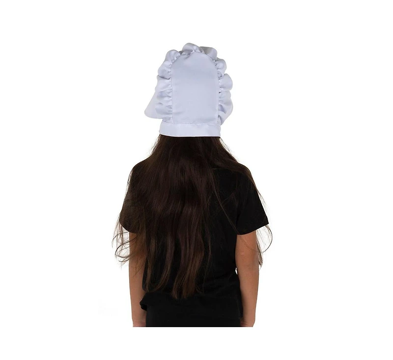 Dress Up America Pioneer White Bonnet Hat - Kids
