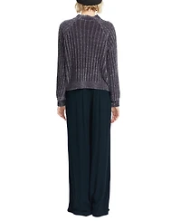 Volcom Juniors' Mock-Neck Chenille Sweater