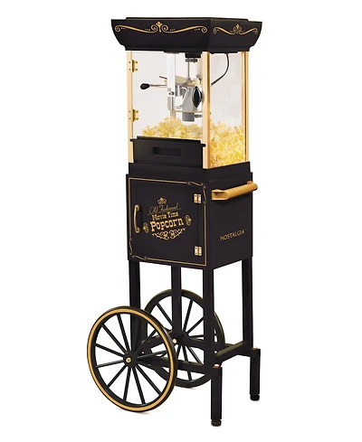 Nostalgia 10-Cup Popcorn Cart NKPCRT2548RD
