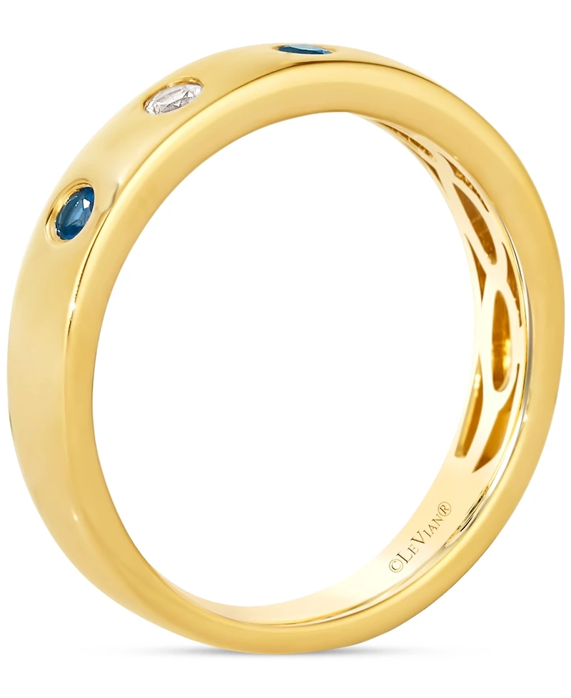 Le Vian Anywear Everywear Blueberry Sapphire (1/6 ct. t.w.) or Pink Sapphire (1/6 ct. t.w.) & White Sapphire (1/10 ct. t.w.) Ring in 14k Honey Gold (a