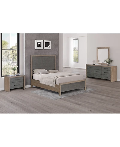 Portmore 3pc California King Set (Panel Bed, Dresser & 2-Drawer Nightstand with soft close drawers), Created for Macy's