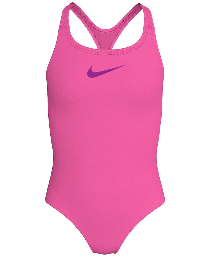 Nike Big Girls Racerback One-Piece Swimsuit