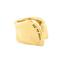 UNOde50 Crevice Clad Metal Ring