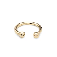 UNOde50 Sterling Silver and 18k Gold Zen Metal Bracelet
