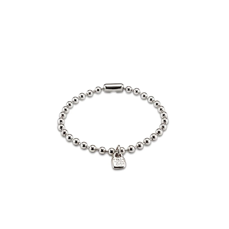 UNOde50 Sterling Silver and 18K Gold-Plated Ball Shaped Bracelet