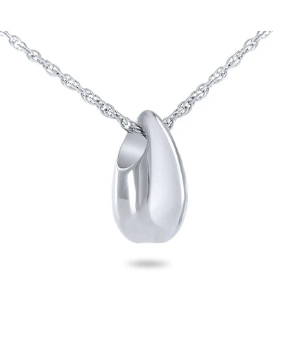 Sterling Silver Tear Drop Cremation Pendant with 18 inch Necklace