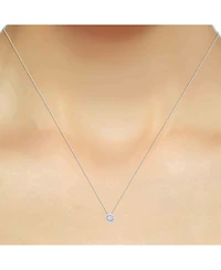 Forever Grown Diamonds 2-Pc. Set Lab-Grown Diamond Pendant Necklace & Matching Stud Earrings (1/2 ct. t.w.) Sterling Silver or 14K Gold-Plated Ster