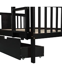 Streamdale Full/Full Bunk Bed with Storage
