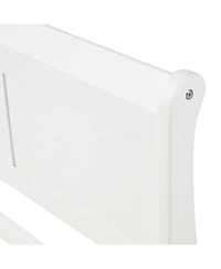 Streamdale Twin Platform Wood Sleigh Bed Frame with Headboard