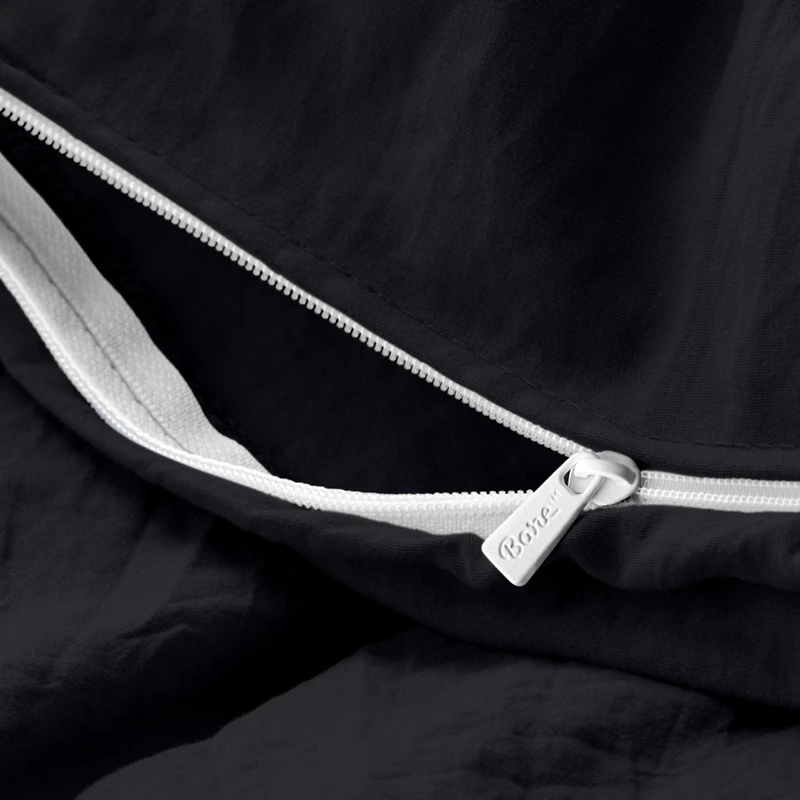 Bare Home Ultra-Soft Sand washed King Duvet Cover & Sham Set