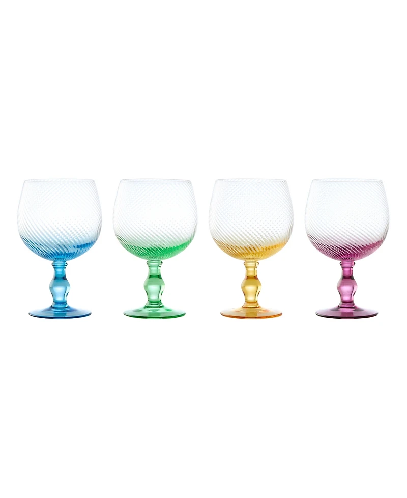 Anton Studio Designs Swirl Gin Glasses, Set of 4
