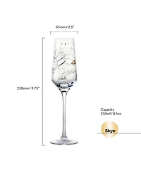 Anton Studio Designs Skye Champagne Flutes, Set of 2