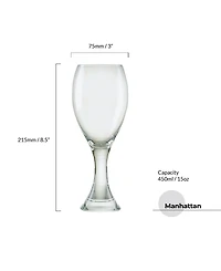 Anton Studio Designs Manhattan Red Wine Glasses, Set of 2