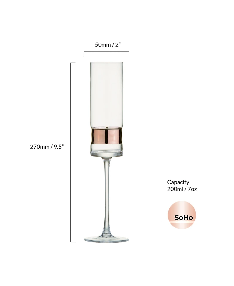Anton Studio Designs SoHo Champagne Flutes