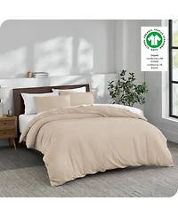 Bare Home Organic Cotton Jersey Duvet Cover Set Twin/Twin XLong