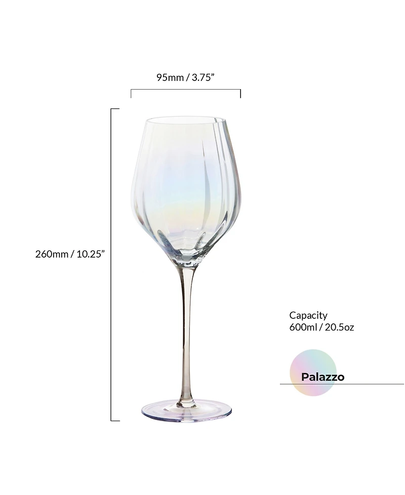 Anton Studio Designs Palazzo Wine Glasses, Set of 2