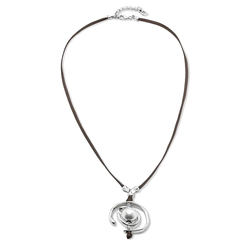 UNOde50 Sterling Silver-Plated Mother of Pearl Necklace