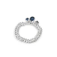 UNOde50 Sterling Silver Plated Metal Waterdrop Bracelet