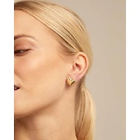 UNOde50 Medium Heart Shaped Metal Alloy Earring