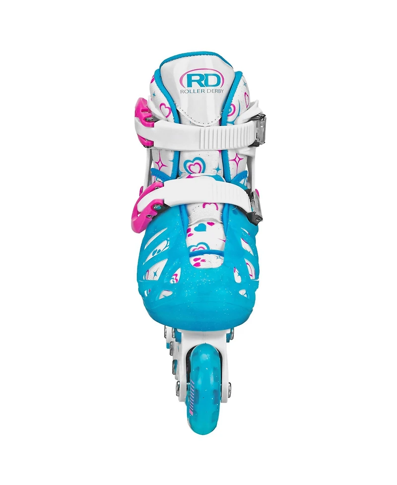 Roller Derby Tracer Girl's Adjustable Inline Skates Medium (2-5)
