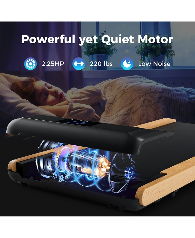 3-in-1 Walking Pad with Remote Control and Smart App for Home and Office Use