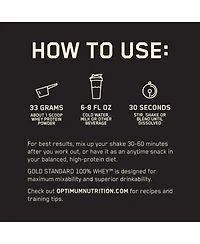 Optimum Nutrition Optimum Nutrition, Gold Standard 100% Whey Protein Powder, 5 lb