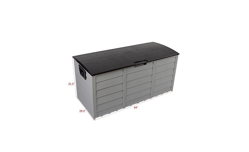 Slickblue 75 Gallon Outdoor Garden Plastic Storage Deck Box – Elegant & Practical Solution