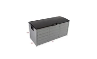 Slickblue 75 Gallon Outdoor Garden Plastic Storage Deck Box – Elegant & Practical Solution