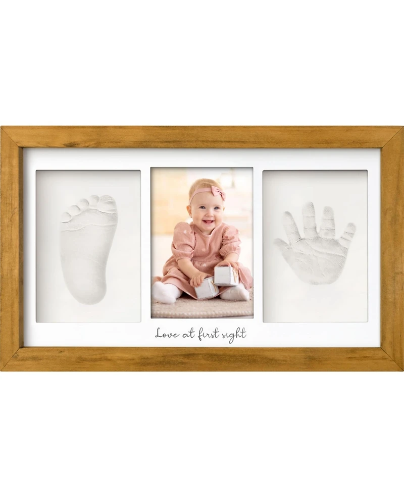 Duo Baby Hand and Footprint Kit, Handprint Newborn Photo Frame, Keepsake for New Mom