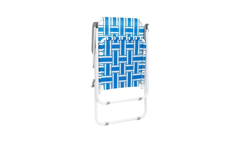 Slickblue Set of 2 Folding Beach Chairs – Steel Tube Frame, 120kg Weight Capacity