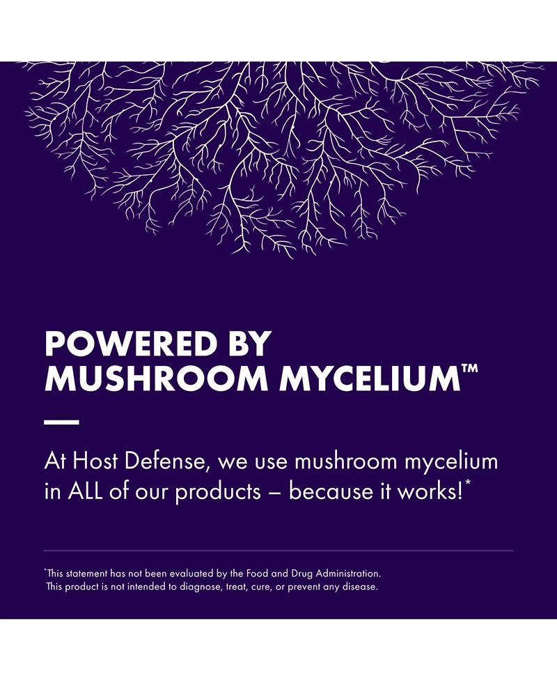 Host Defense Lion's Mane Extract - Brain Health Support Supplement - Mushroom Supplement to Support Focus & Memory Function