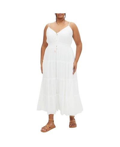 City Chic Plus Aiza Maxi Dress