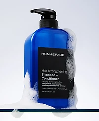 Hommeface Hair Strengthening Shampoo + Conditioner 16.9 fl oz.
