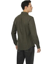 Vustra Men's Cypress Shadows Plaid Button-Down Shirt
