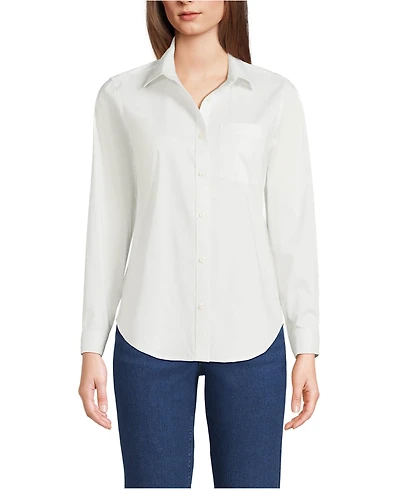 Lands' End Women's Cooling Button Front Shirt