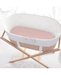 The Peanutshell Cottage Floral Cotton Jersey 4 Pack Bassinet Sheets