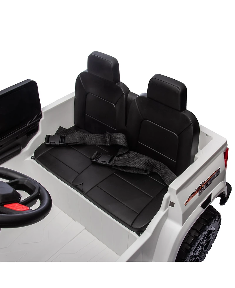 Streamdale Electric Kids Pickup with Remote, 4WD Motors, Bluetooth, Safety Belts