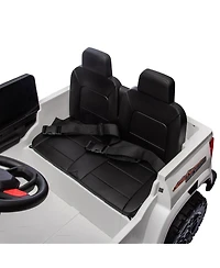 Streamdale Electric Kids Pickup with Remote, 4WD Motors, Bluetooth, Safety Belts