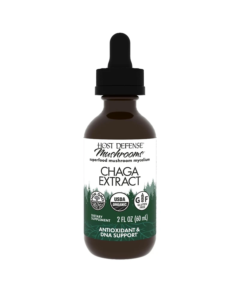 Host Defense Chaga Extract - Immune System Support Supplement - Chaga Mushroom for Antioxidant Activity Support