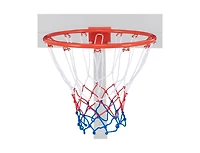 Hongge 18 Inch Basketball Rim Goal Replacement with All Weather Net and Mounting Hardware