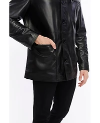 Furniq Uk Men's Genuine Leather Jacket