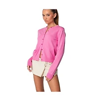 Edikted Womens Shlo Knitted Cardigan